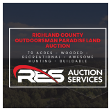 Richland County Outdoorsman Paradise Land Auction 