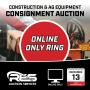 RES Equipment Consignment Auction - Online Only Ring