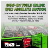 Snap-On Tools Online Only Absolute Auction