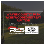 Wayne County 126.9-Acre Wooded Retreat Auction
