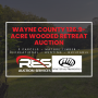 Wayne County 126.9-Acre Wooded Retreat Auction