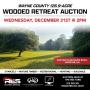 Wayne County 126.9-Acre Wooded Retreat Auction