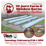 Ashland County Absolute Farm & Chicken Breeder Barns Auction