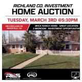 Richland County Investment Home Auction