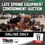 Late Spring Equipment Consignment Auction - Online Only Ring