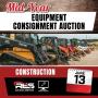 Mid Year Equipment Consignment Auction Construction Equipment Ring
