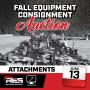 Fall Equipment Consignment Auction Attachment Ring