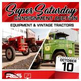 Super Saturday Consignment Auction Equipment Ring