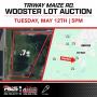 Triway Maize Rd Wooster Lot Auction