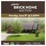Hillsdale Brick Home Auction