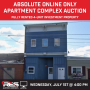 Absolute Online Only Apartment Complex Auction