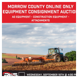 Morrow County Online Only Equipment Consignment Auction