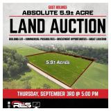East Holmes Absolute 5.9-Acre Building Lot Auction