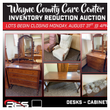 Wayne County Commissioners Care Center Inventory Reduction Online Only Auction