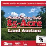 Absolute Monroe County 85-Acre Land Auction