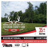 Absolute Online Only Jefferson County Land Auction 