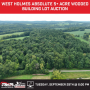 West Holmes Absolute 5+ Acre Wooded Building Lot Auction