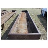 20ft Steel feed bunk "used"