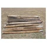 (50) 5X7 Pointed Wood Posts