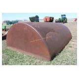 Calf Shelter 1/2 Tank 10 1/2ft Long & 8ft Wide