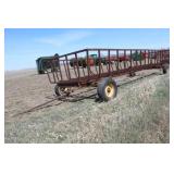 Bale Feeder on Running Gear 26ft
