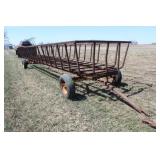 Bale Feeder on Running Gear 26ft