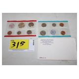 1970 U.C. Mint Sets - 1 Philadelphia, 1 Denver