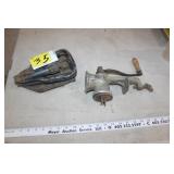 Meat Grinder & Shovel