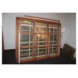 9 Pane Antique Window 65 1/2" X 54"