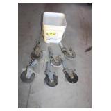 6 Caster Wheels
