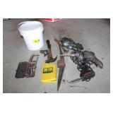 Drill, hammers, bits, ect