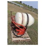 Cement mixer, hydraulic drive, 3pt