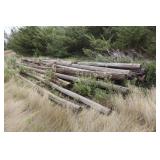 Telephone poles - pile to go