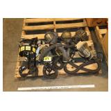 SCBA MSA Masks -5 ct & Belt Regulator air pack