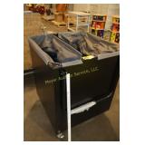 Rolling cart with hampers