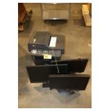 Brother MFC-8190DW printer & monitors