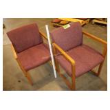 2 office chairs