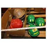 box of helmets