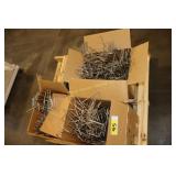 Wire book end hooks for shelving