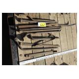 pry bars, crow bars etc