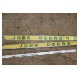 John Deere emblems