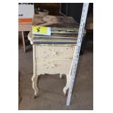 Vintage records & stand