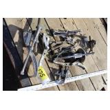 various sizes of gear pulleys