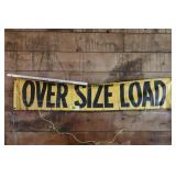 Over Size Load sign