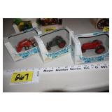 3 - 1/43 scale tractors
