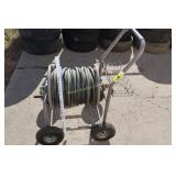garden hose on reel cart