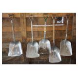 5 shovels