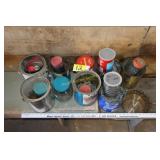 large assortment of nails & saw blades