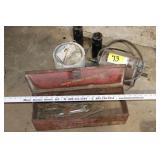 toolboxes, wrenches & motor