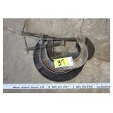 3 large c-clamps
